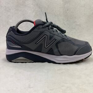 New Balance 1540v3 Womens Running Walking Shoes Gray Navy Size 8.5 4E Extra Wide